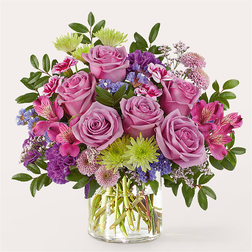 Glass Half Full Bouquet –  Simply Flowers, Los Angeles CA