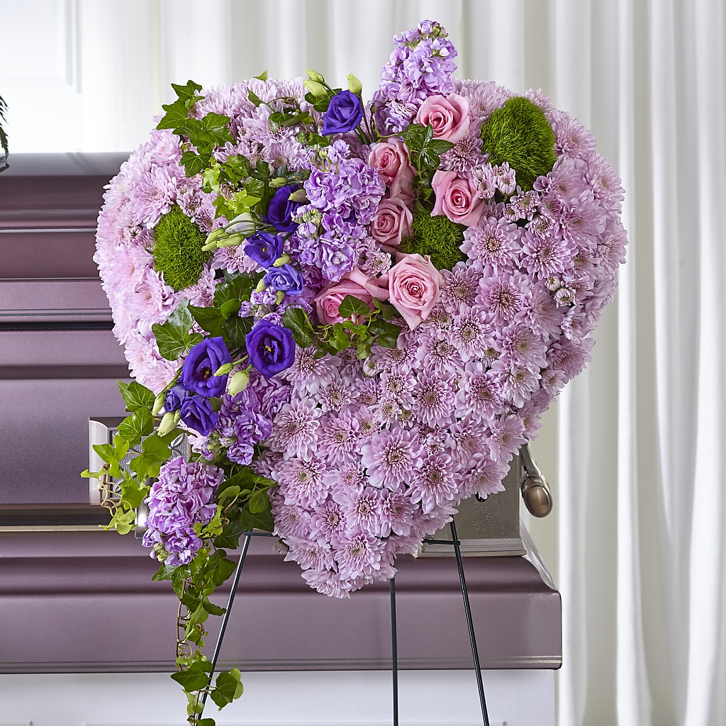 Treasured Love Standing Heart –  Simply Flowers, Los Angeles CA