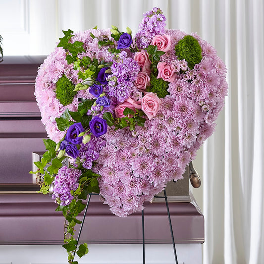 Treasured Love Standing Heart –  Simply Flowers, Los Angeles CA