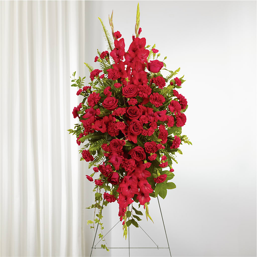 From the Heart Standing Spray –  Simply Flowers, Los Angeles CA