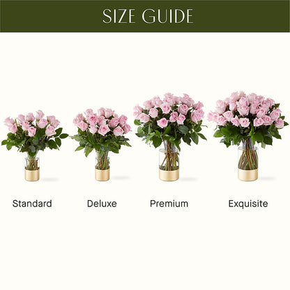 Picture Perfect Pink Rose Bouquet –  Simply Flowers, Los Angeles CA