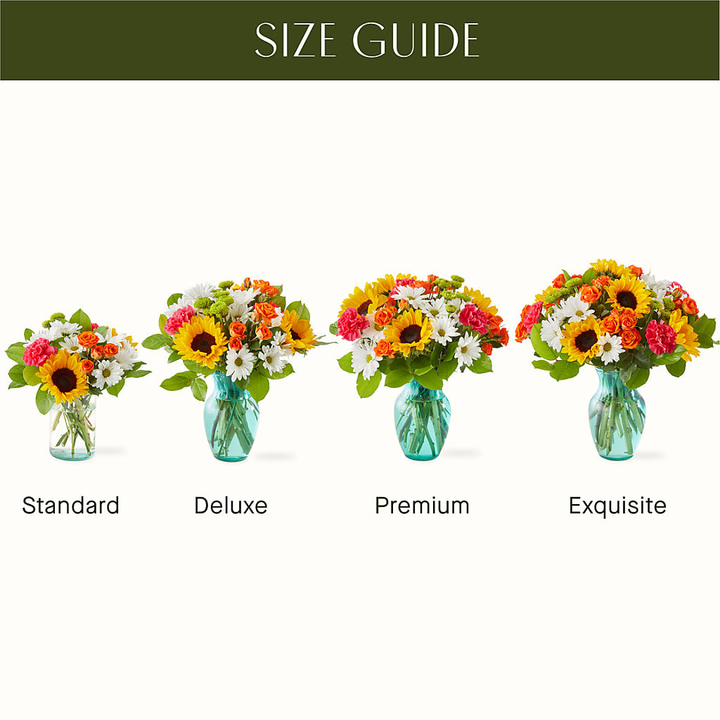 Sun-drenched Blooms Bouquet –  Simply Flowers, Los Angeles CA
