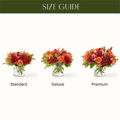 Crimson Leaves Bouquet –  Simply Flowers, Los Angeles CA