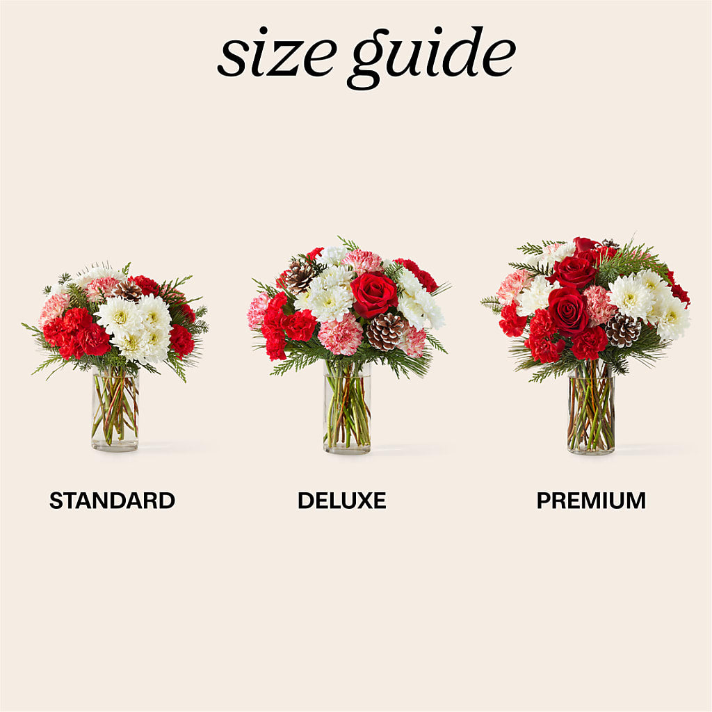 Candy Cane Lane Bouquet –  Simply Flowers, Los Angeles CA