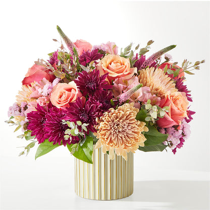 Berry Cobbler Bouquet with Ivory Vase –  Simply Flowers, Los Angeles CA