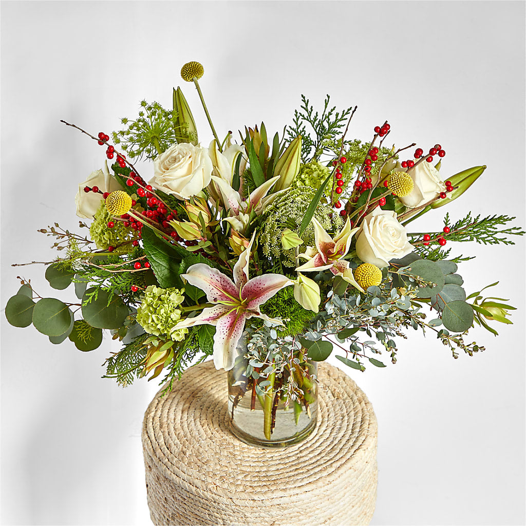 Berry & Bright Bouquet –  Simply Flowers, Los Angeles CA