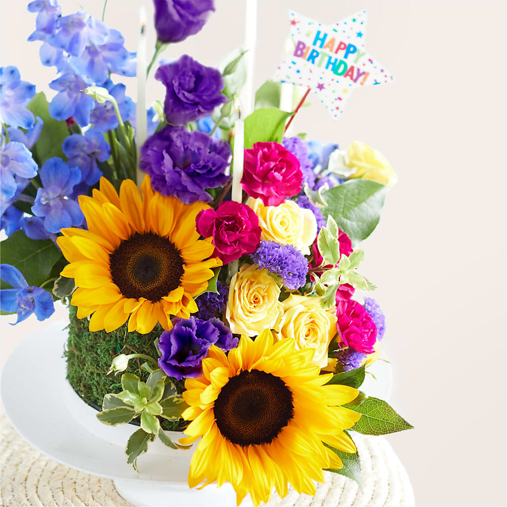 Star of the Day Floral Cake –  Simply Flowers, Los Angeles CA
