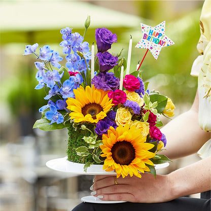 Star of the Day Floral Cake –  Simply Flowers, Los Angeles CA