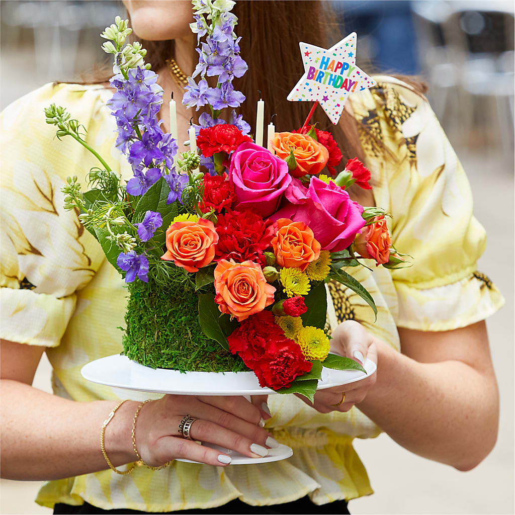 Best Year Yet Floral Cake –  Simply Flowers, Los Angeles CA