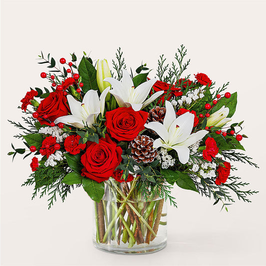 Best in Snow Bouquet –  Simply Flowers, Los Angeles CA