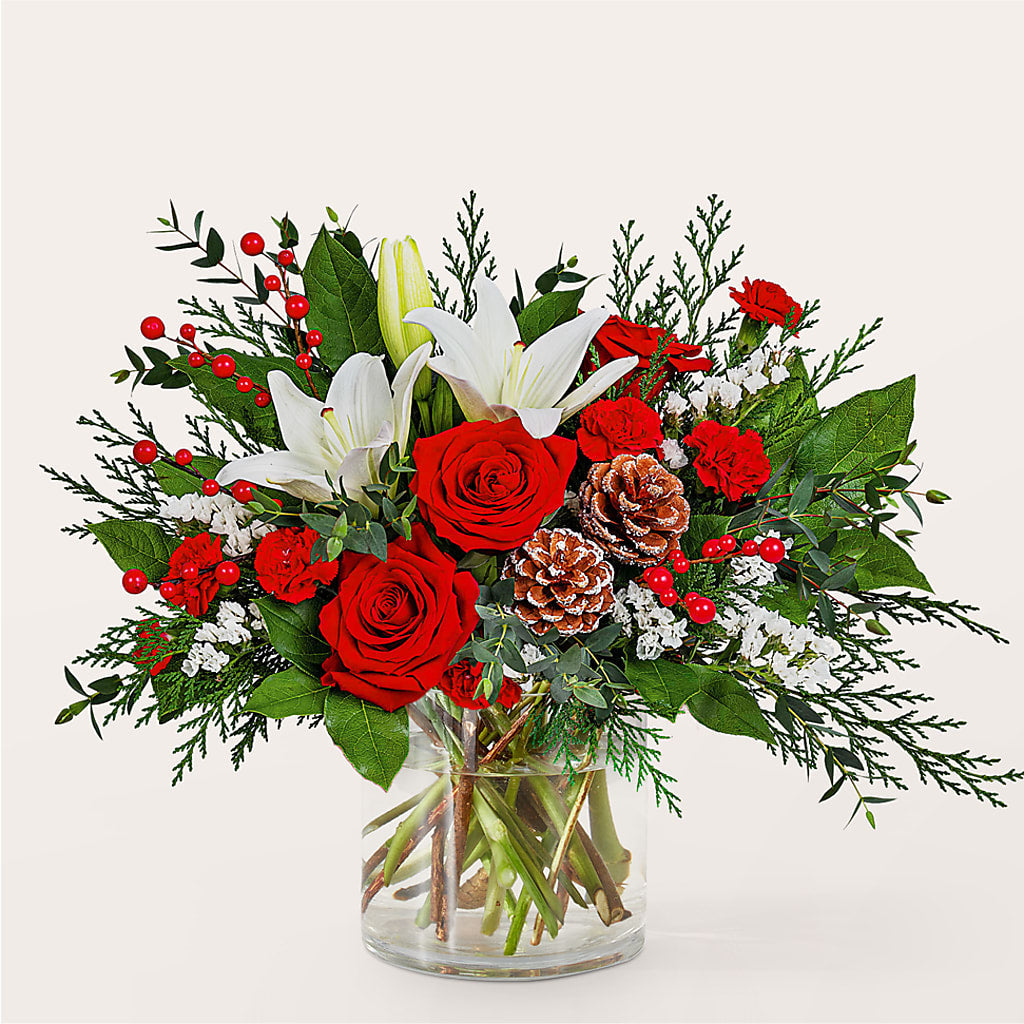 Best in Snow Bouquet –  Simply Flowers, Los Angeles CA