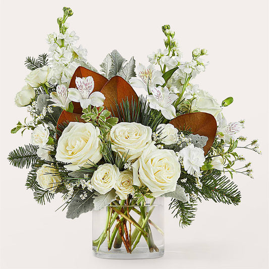 Fresh Snowfall Bouquet –  Simply Flowers, Los Angeles CA