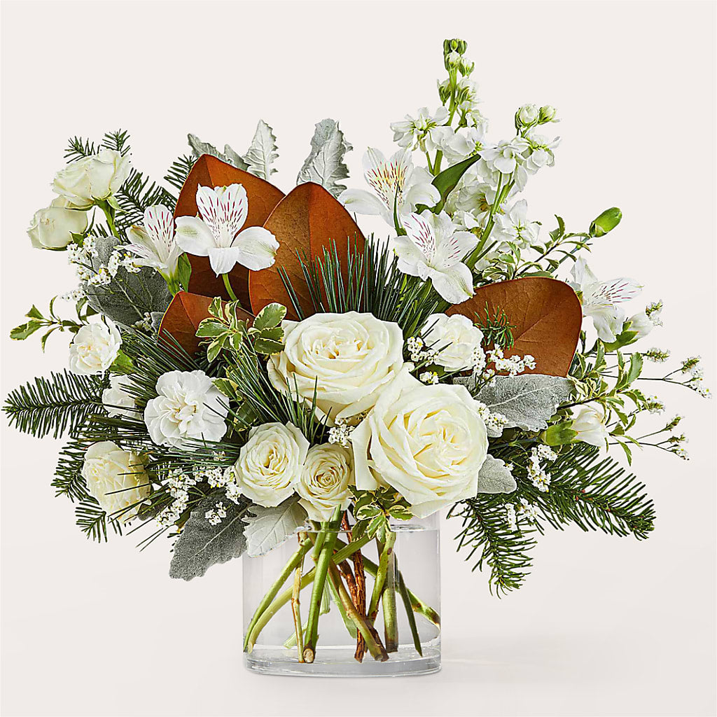 Fresh Snowfall Bouquet –  Simply Flowers, Los Angeles CA