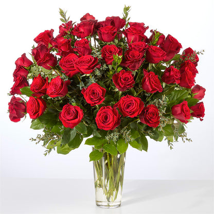 Forever Yours Fifty Stem Red Rose Bouquet –  Simply Flowers, Los Angeles CA