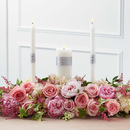 Worldwide Romance Unity Candle Arrangement –  Simply Flowers, Los Angeles CA